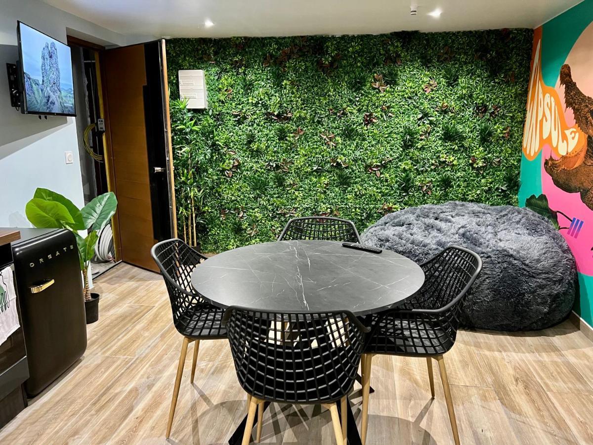 Capsule Safari - Jacuzzi - Nintendo Switch - Netflix & Cinema - Pouf Geant - Filet Suspendu Apartment *